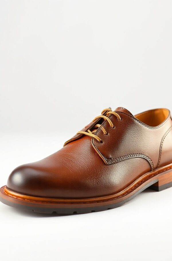 Chaussures habillées Derby en cuir pour homme - Élégance et confort